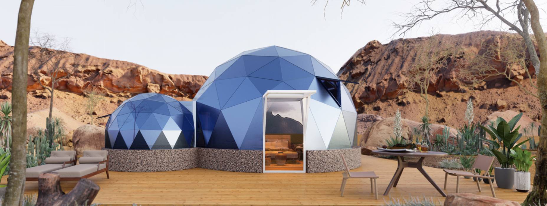 望谟县球形智能光伏玻璃星空房